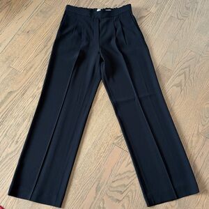 Babaton Crepe Women’s Pull On Straight Leg Black Trousers